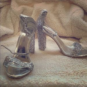 Size 9 glitter heels